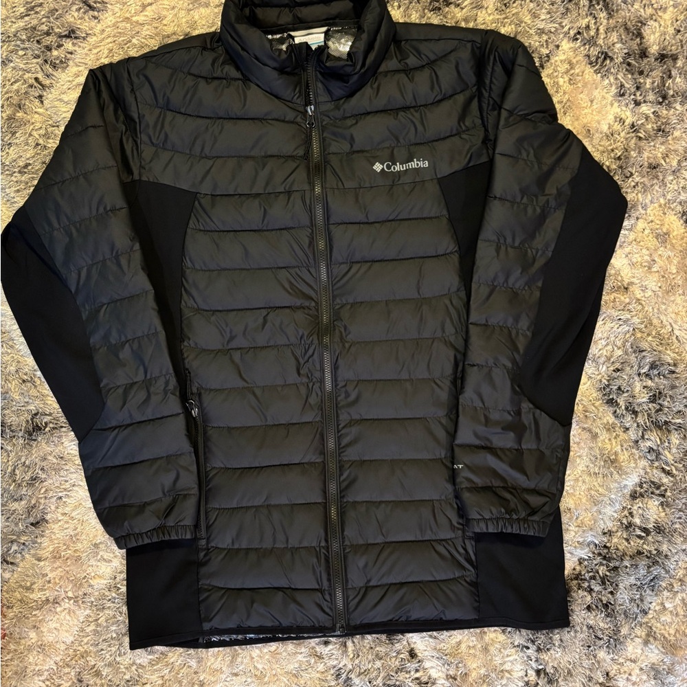 Columbia Men's LT Omniheat Lightweight Warm Black Puffer Jacket
